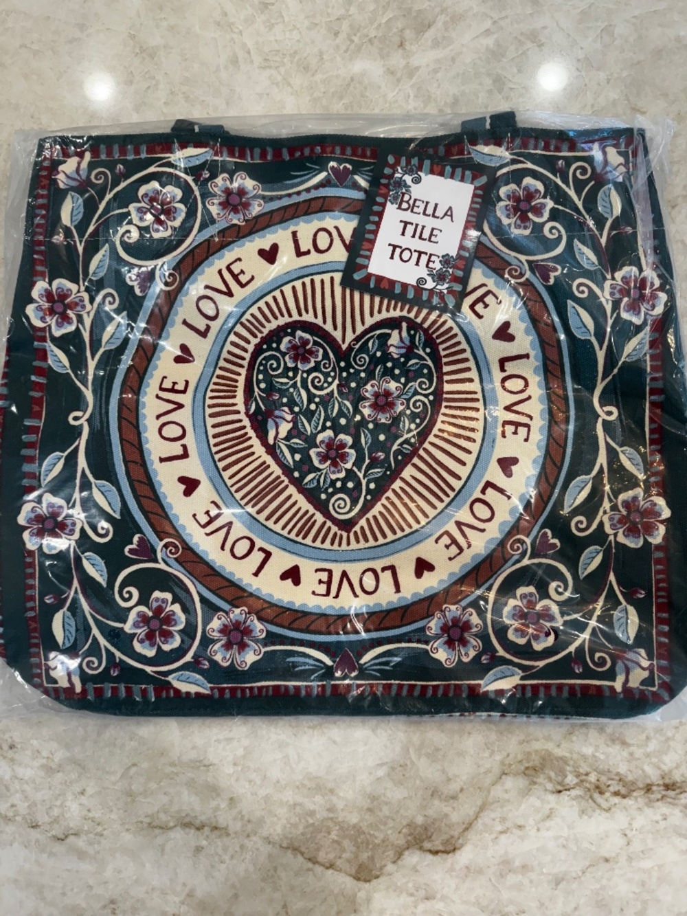 Brighton Bella Tile Canvas Tote